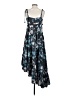 Unsubscribed Print Blue Casual Dress Size 4 - photo 2