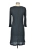 Three Dots Chevron-herringbone Blue Gray Casual Dress Size L - photo 2