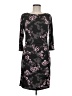 Chetta B Floral Black Cocktail Dress Size 6 - photo 1