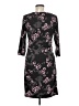 Chetta B Floral Black Cocktail Dress Size 6 - photo 2