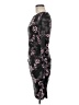 Chetta B Floral Black Cocktail Dress Size 6 - photo 5