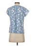 Suzanne Grae Blue Short Sleeve Blouse Size XXS - photo 2
