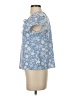 Suzanne Grae Blue Short Sleeve Blouse Size XXS - photo 5
