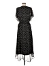 DKNY 100% Polyester Polka Dots Black Cocktail Dress Size 7 - photo 2