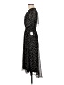 DKNY 100% Polyester Polka Dots Black Cocktail Dress Size 7 - photo 5