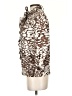 Per Se 100% Polyester Animal Print Brown Kimono Size 4 - photo 5
