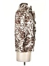Per Se 100% Polyester Animal Print Brown Kimono Size 4 - photo 4