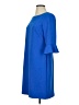 Nine West Solid Blue Casual Dress Size 4 - photo 5