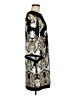 Studio One Paisley Black Casual Dress Size M - photo 4