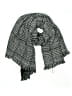 DKNY 100% Acrylic Gray Black Scarf One size - photo 1