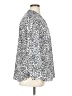 Ann Taylor LOFT Animal Print Silver Long Sleeve Blouse Size 16 - photo 4