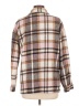 Unbranded 100% Polyester Plaid Brown Coat Size L - photo 2