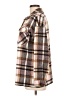 Unbranded 100% Polyester Plaid Brown Coat Size L - photo 5
