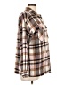 Unbranded 100% Polyester Plaid Brown Coat Size L - photo 4