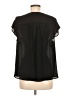 Torrid 100% Polyester Black Short Sleeve Blouse Size Med Plus (00) - photo 2