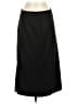 Banana Republic Solid Black Wool Skirt Size 4 (tall) - photo 1
