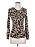 Gap Animal Print Brown Pullover Sweater Size S - photo 1