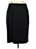 BOSS by HUGO BOSS Solid Black Wool Skirt Size 8 - photo 1
