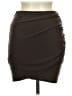 Express Solid Brown Casual Skirt Size XS - photo 1