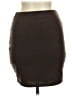 Express Solid Brown Casual Skirt Size XS - photo 2
