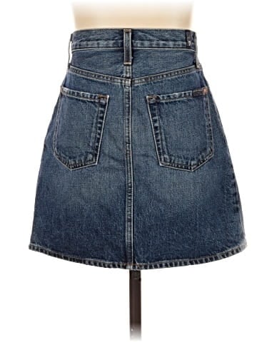 7 For All Mankind Denim Skirt (view 2)