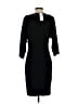 Chico's Solid Black Cocktail Dress Size Sm (0) - photo 2