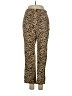 Zara Animal Print Gold Casual Pants Size XS - photo 1