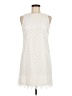 Aqua 100% Polyester Chevron-herringbone Ivory Cocktail Dress Size M - photo 1