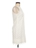 Aqua 100% Polyester Chevron-herringbone Ivory Cocktail Dress Size M - photo 4