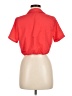 Moon Orchid 100% Polyester Red Short Sleeve Blouse Size M - photo 2
