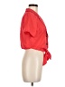 Moon Orchid 100% Polyester Red Short Sleeve Blouse Size M - photo 4