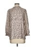 Unbranded Polka Dots Animal Print Ivory Long Sleeve Blouse Size S - photo 1