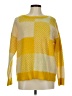 Cyrus Checkered-gingham Yellow Pullover Sweater Size M - photo 1