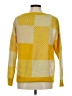 Cyrus Checkered-gingham Yellow Pullover Sweater Size M - photo 2