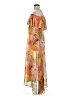 Shein 100% Polyester Paisley Orange Casual Dress Size 4 - photo 5