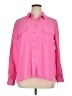 Zara Solid Pink Long Sleeve Button-Down Shirt Size XL - photo 1