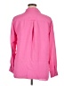 Zara Solid Pink Long Sleeve Button-Down Shirt Size XL - photo 2