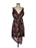 BCBGMAXAZRIA 100% Polyester Animal Print Brown Cocktail Dress Size S - photo 1