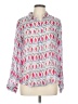 AP.NY Hearts Pink Long Sleeve Blouse Size L - photo 1