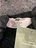 H&M 100% Polyester Solid Black Skirt Size 20 - photo 3