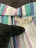 Escada 100% Cotton Stripes Blue Casual Pants Size S - photo 4