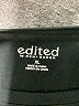 Edited Black Short Sleeve Turtleneck Size XL - photo 7