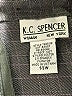 K.C. Spencer Plaid Gray Formal Skirt Size 14W - photo 4