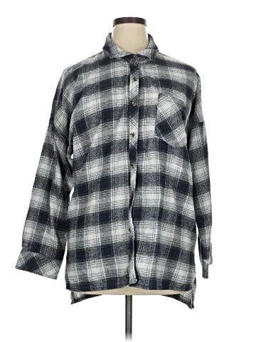 Ci Sono Long Sleeve Button-Down Shirt (view 1)