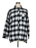 Ci Sono Plaid Gray Long Sleeve Button-Down Shirt Size XL - photo 1