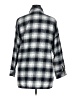 Ci Sono Plaid Gray Long Sleeve Button-Down Shirt Size XL - photo 2