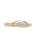 Havaianas Tan Flip Flops Size 7 - photo 1