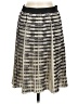 Assorted Brands 100% Polyester Graphic Ivory Gray Casual Skirt Size M - photo 2