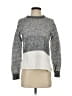 Madewell Houndstooth Silver Pullover Sweater Size XS - photo 1