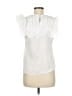 Veronica Beard White Sleeveless Blouse Size 8 - photo 2
